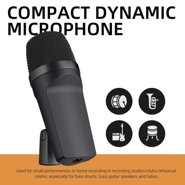 Instruments Microphone E602 For Drum Kit Bass Band DJ Stage Performance Recording Live J260423