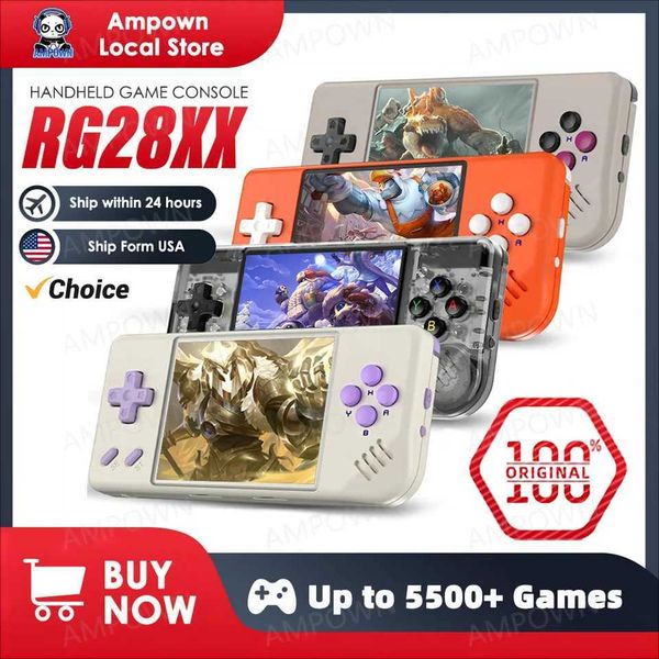 ANBERNIC RG28XX Handheld Game Console 283 IPS Screen HDMI Output Portable Video Player Ebook Reader Game Player Gift Mini A30 J260423