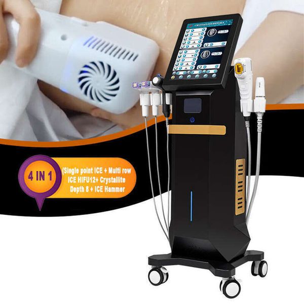 Ace Ace 4 In 1 Hifu Machine Smas Lifting 5 Handles Professional Anti Aging And Wrinkle Removal Device Ice Hammer OEM Configuration