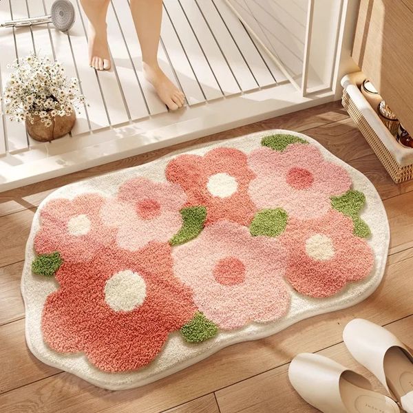 Dajiang floor mat bathroom non-slip mat strong absorbent carpet bathroom floor mat 260423 Z260622