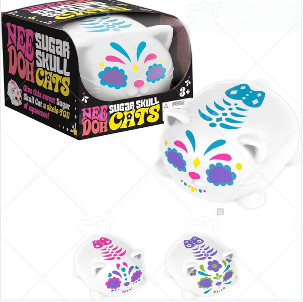Needoh Sugar Skull Squishy Pet Pinching Simulation Cats — compare prices at CompareOffers