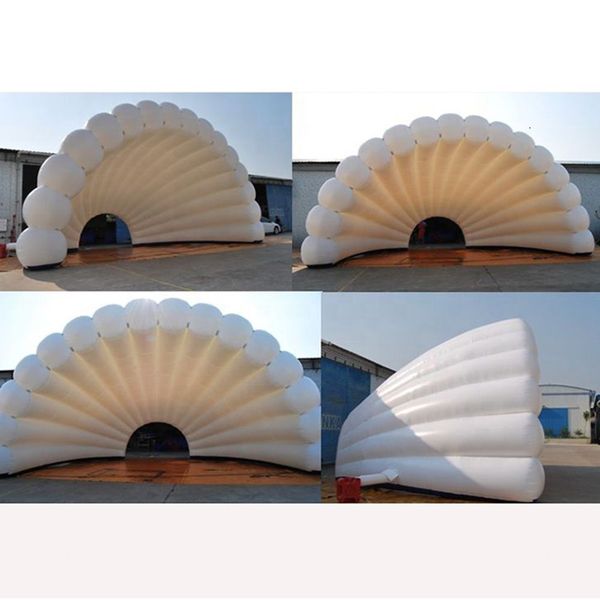 Attractive 10mWx6mDx5mH (33x20x16.5ft) giant igloo dome inflatable tent with led and blower for outdoor parties or events