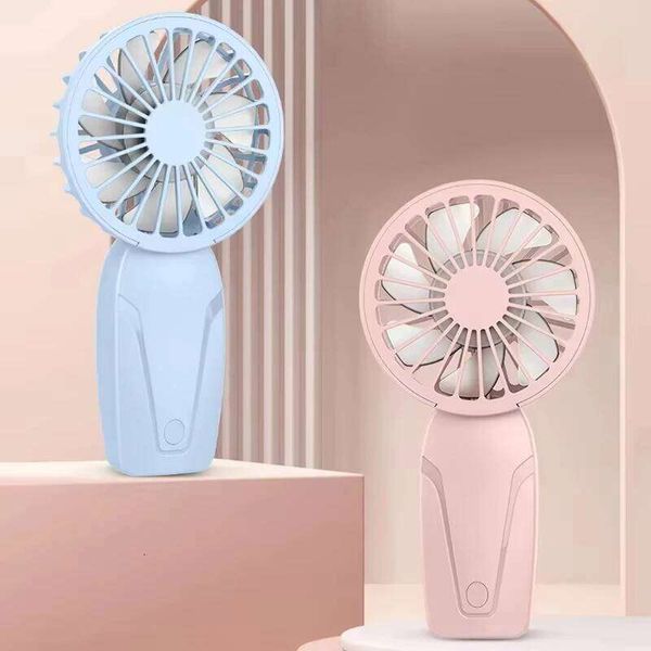 Handheld Mini USB Rechargeable Cooling Cute Portable Summer Small Pocket Fan Cartoon Mute Fans