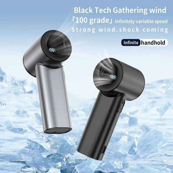 3000mAh Rechargeable Handheld Fan - High Speed, 100 Adjustable Speeds, Portable & Powerful Cooling, for Outdoor Sports, Travel