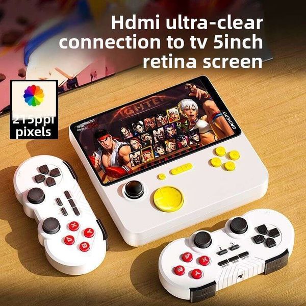 E Handheld Game Console Retro Games Inch HD Screen Supports Two Player Battle