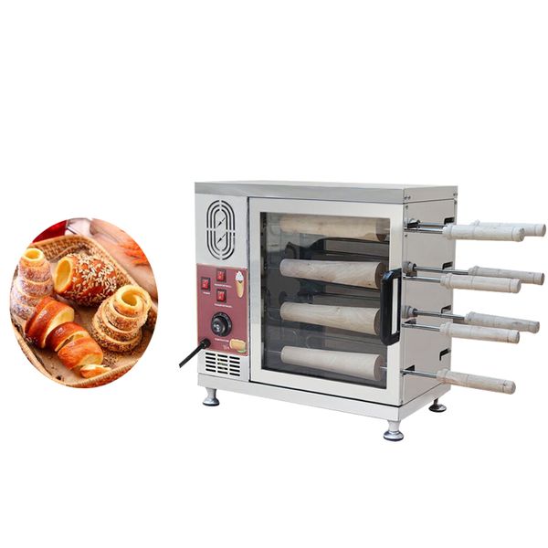 Bread Makers Electric Tabletop Bread Roll Maker Temperature Controlled Hungarian Chimney Roll Bread Oven For Sale