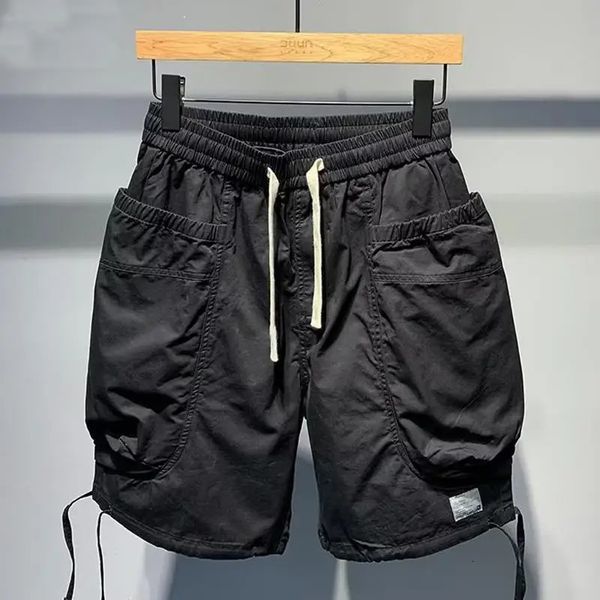 Japanese Loose Fit Cargo Shorts With Side Pockets — compare prices at CompareOffers
