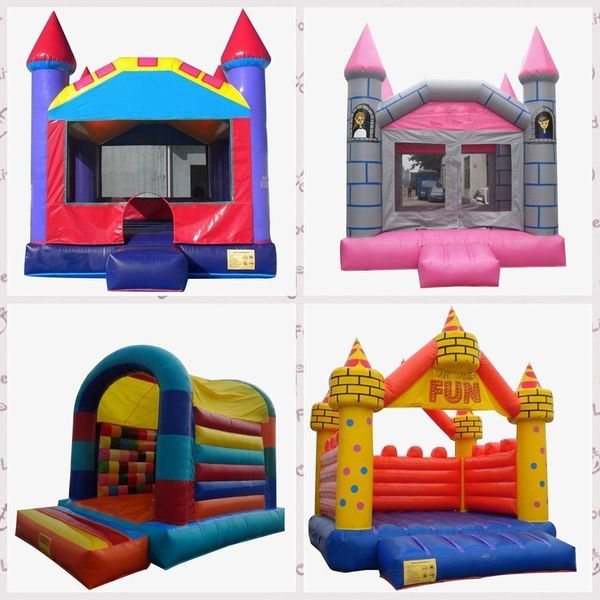 Large 13x13 Foot Inflatable Jumping Castle - Durable Child's Play Area with Safe Design for Indoor & Outdoor Use