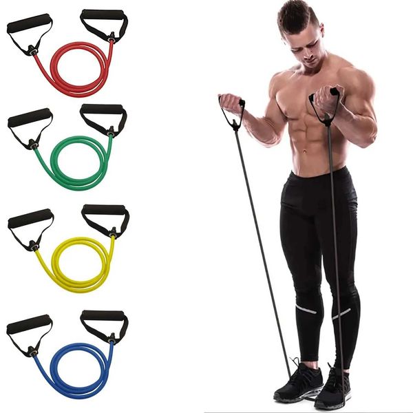 Resistance Bands With Handles Exercise Bands Workout Bands — compare prices at CompareOffers