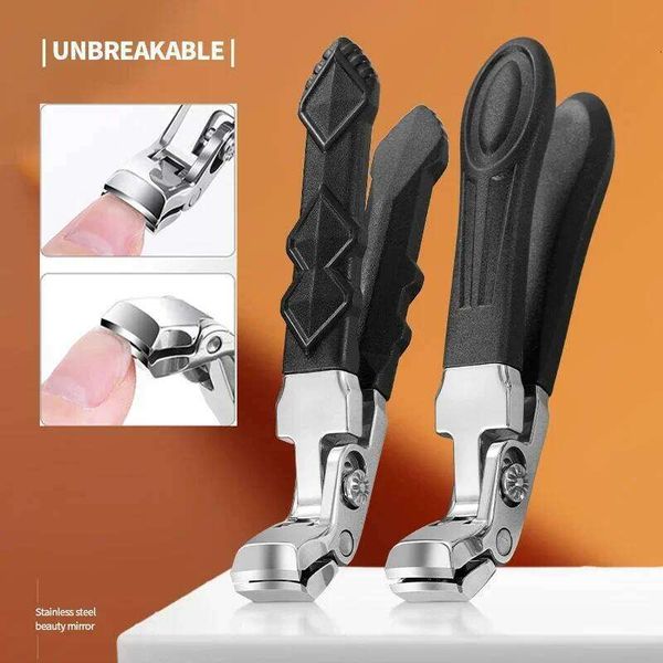Curved with Large Opening Three Times Anti-splash Storage Nail Clippers for The Elderly Thick Toenails Heavy Duty