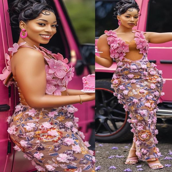 Aso Ebi Pink Sheath… - image