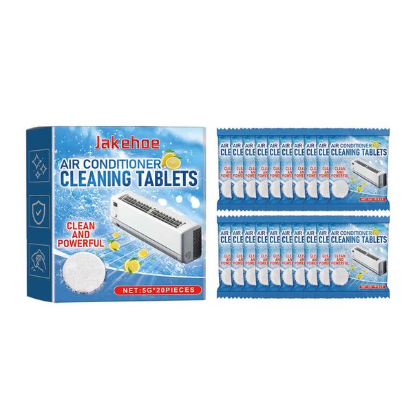 Jakehoe Tablets Household Air Conditioner Filter Net Wall-Mounted Indoor Unit Deep Cleaning Remove Dust Odor S260202