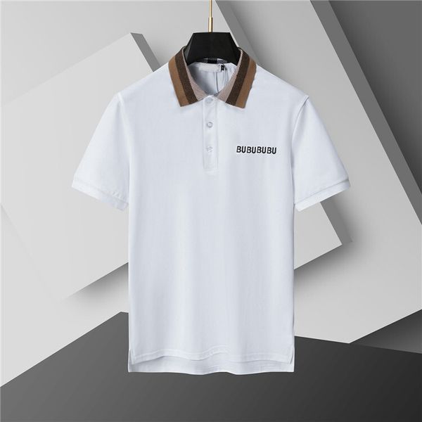 Mens Polo Shirt Fashion Men's T-shirt Designer Polo Shirt Collar Breathable Top Summer Business Shirt Asian size M--XXXL