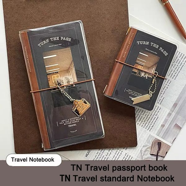 TN Passport book Travel Notebook High Quality Diary journal notebook American retro Business Office School Meeting Notepad 260128