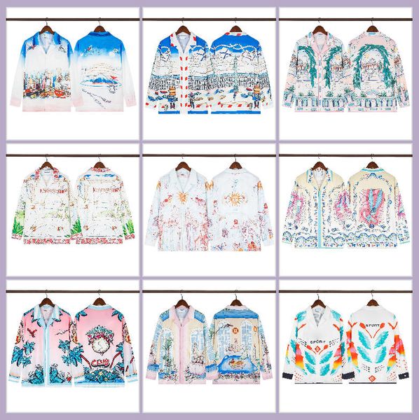 Mens Designer Casual Shirts Long Sleeve Casual Summer Holiday Shirts Fashion Luxury Brand High Quality Shirts for Men Women, C619
Mens Designer Casual Shirts Long Sleeve Casual Summer Holiday Shirts Fashion Luxury Brand High Quality Shirts for Men Women, C619