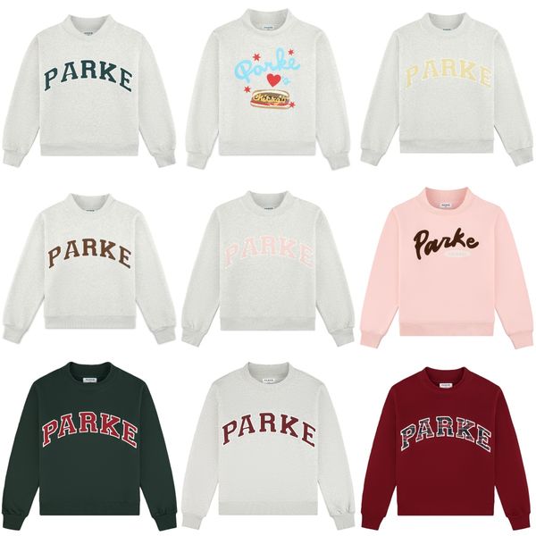 Parke OG Varsity Mockneck Sweatshirts Classic Cotton Sweaters PARKE Women Designer Loose Cozy Vibes Hoodies, Gray
Parke OG Varsity Mockneck Sweatshirts Classic Cotton Sweaters PARKE Women Designer Loose Cozy Vibes Hoodies, Gray