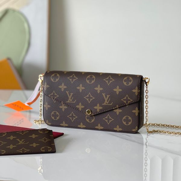 Designer Bags Luxury Shoulder Bag Top Quality Old Flower Chain Handbags Fashion Crossbody Bag Ladies Genuine Leather Embossed Purse Premium Brand Women Crotch bags, L-33
Designer Bags Luxury Shoulder Bag Top Quality Old Flower Chain Handbags Fashion Crossbody Bag Ladies Genuine Leather Embossed Purse Premium Brand Women Crotch bags, L-33