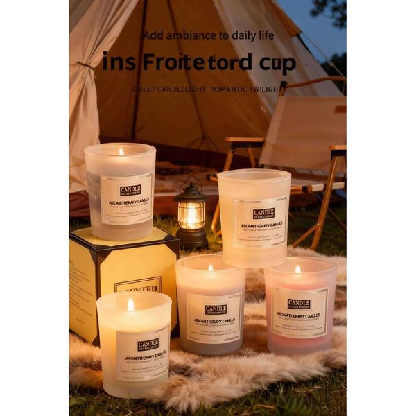 Glass Cups, Soy Wax Candles, Souvenir Gifts, Essential Oil Creative Home Aromatherapy Ornaments, Atmosphere H260205