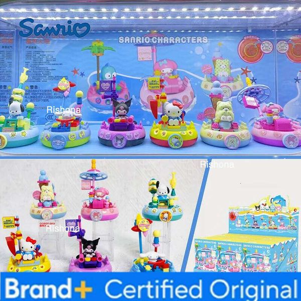 Sanrio Characters Hello Kitty My Melody Kuromi Hangyodon Cartoon Anime Toys Classic Image Action Figure Toy Children's Gift H260205