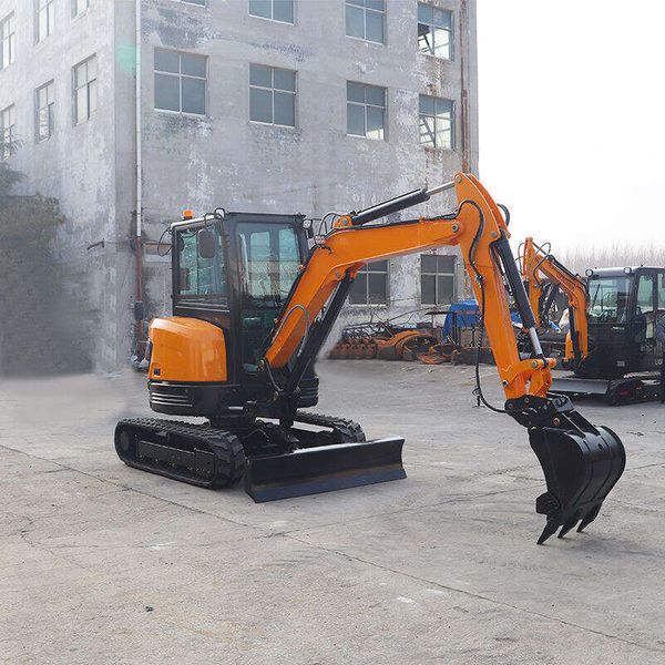 Crawler Mini Excavator 3.5 Ton for Irrigation and Drainage Projects High Efficiency Small Tracked Digger for Agricultural Water Work