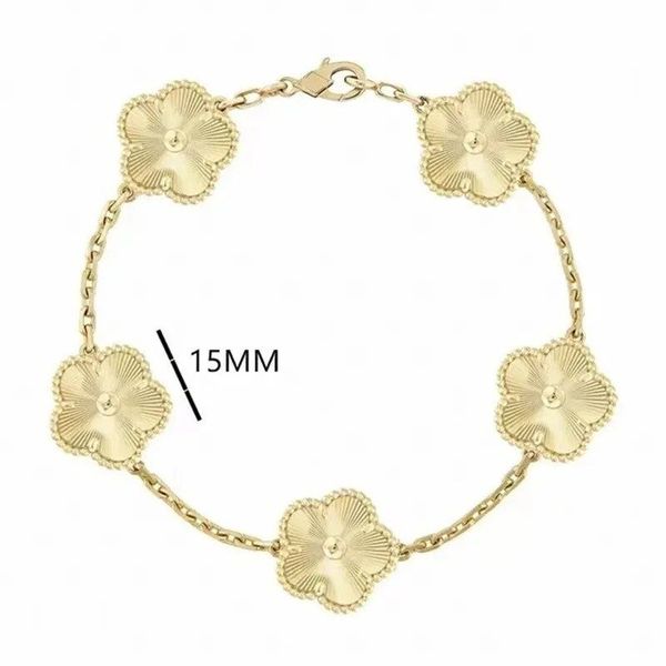 Bracelets Jewlery Clover For Women Stainless Steel Custom Made Leaf E Designer Jewellery Fashion Bracelet Tb339 53E2 532