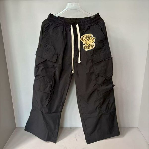 Real Pictures Black Pants Men Pants High Street 2026Ss Women Men Trousers Designer Jogging Pants Sweatpants Men's Designer Branded