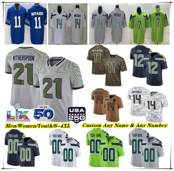 Sam Darnold Jaxon Smith-Njigba American Football Jerseys Cooper Kupp Rashid Shaheed Kenneth Walker III Zach Charbonnet AJ Barner 12 Fan Ernest Jones IV Coby Bryant 4X, Men green style
Sam Darnold Jaxon Smith-Njigba American Football Jerseys Cooper Kupp Rashid Shaheed Kenneth Walker III Zach Charbonnet AJ Barner 12 Fan Ernest Jones IV Coby Bryant 4X, Men green style