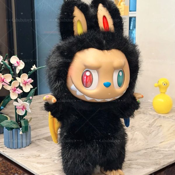 High Quality The Monsters 10Th Anniversary Series Zimomo 58Cm Black Angel Vinyl Plush Doll Hot Selling Collectible Figure Gift Toy YIZHIXING LBB