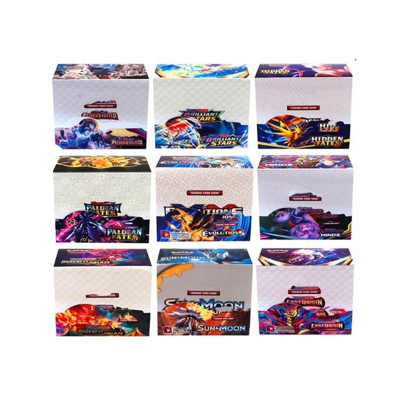 Blind Box English 151 Booster Packs Pixie English Card Games Cards Tabletop Matchmaking Game Destined Rivals Drop Delivery Toys Gifts