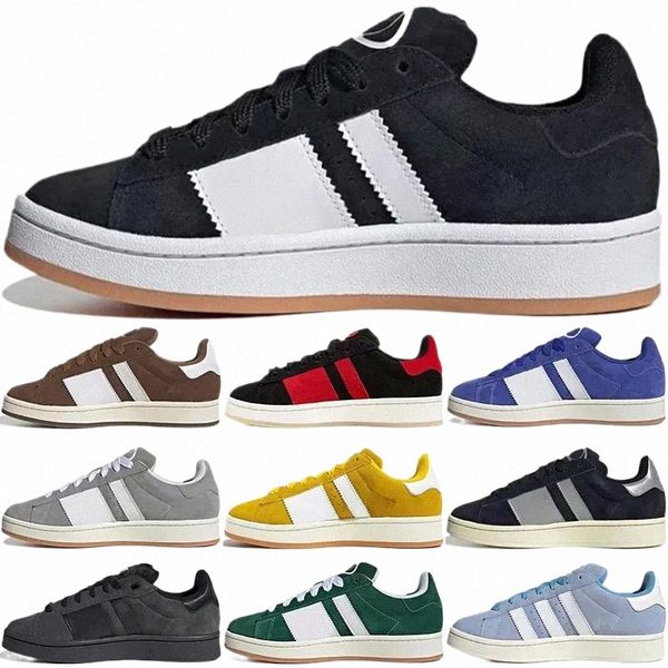 luxury designer shoes Campus 00s Suede Sneakers grey Black Dark Green Cloud Wonder White Valentines Day Semi Lucid Blue Ambient Sky men's women's traine y4Wh#
