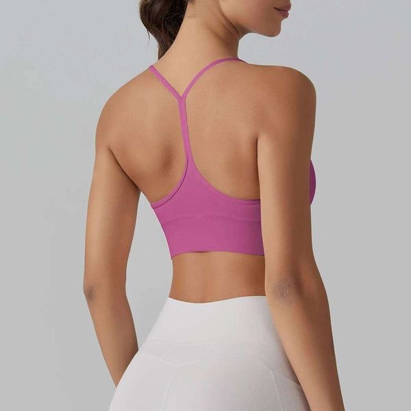 DHgate Sport Fitness Underwear Sexy Y- Running Yoga Gym Crop Top Women Push Up Sports Bra 26Y0209 sold by DHgate