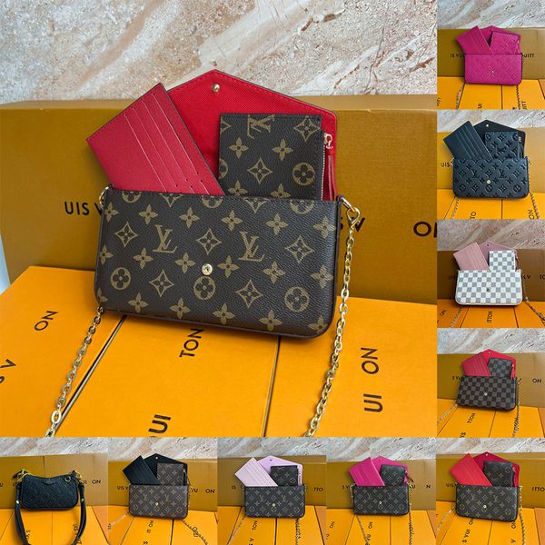Luxury Designer Messenger High Quality Leather Crossbody Bags Pochette Felicie Bags Handbags Purses Designers Shoulder Bags Woman Handbags wallet Evening Bags, L-50
Luxury Designer Messenger High Quality Leather Crossbody Bags Pochette Felicie Bags Handbags Purses Designers Shoulder Bags Woman Handbags wallet Evening Bags, L-50
