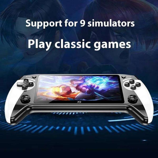 New X9 game machine 5.5-inch big screen arcade 8 simulators portable handheld retro GBA X260209