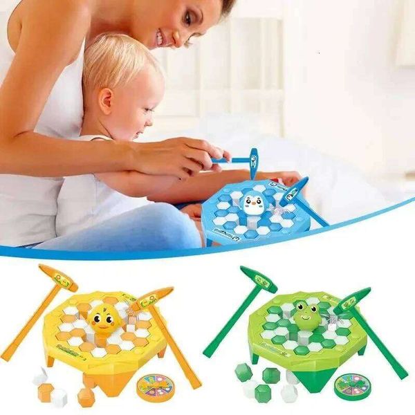 Children Toys Family Party Save the Penguin Ice Cube Breaker Trap Kids Adult Board Stress Relief Interesting Toy Best Game 26W0212