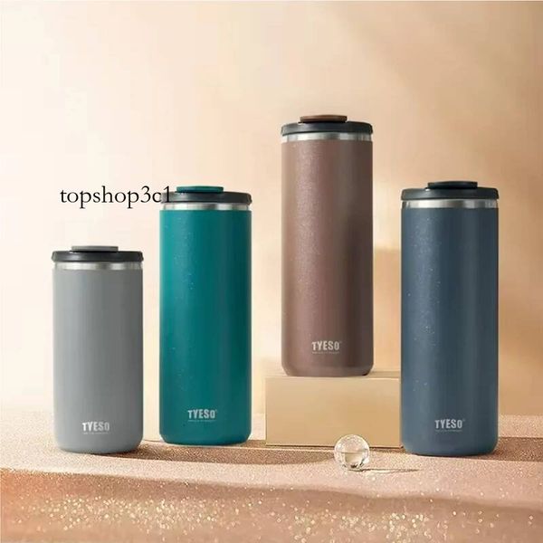 600/750ml Premium 304 Stainless Steel Travel Tumbler Large Capacity Office Cup Insulated Drinkware Portable for Hot Cold Drinks