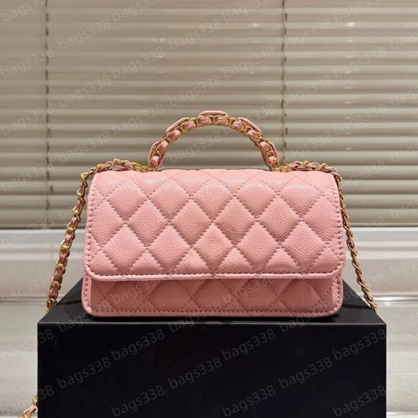 Top designer crossbody bags ladies small handle tote bag chain strap quality leather casual refined diamond lattice caviar flap shoulder women phone purse high, A23
Top designer crossbody bags ladies small handle tote bag chain strap quality leather casual refined diamond lattice caviar flap shoulder women phone purse high, A23