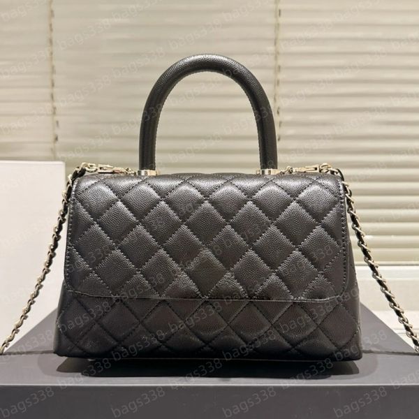 Designer bag chain strap leather chic casual refined top women crossbody bags ladies handbag tote bag quality casual diamond lattice caviar purse flap shoulder