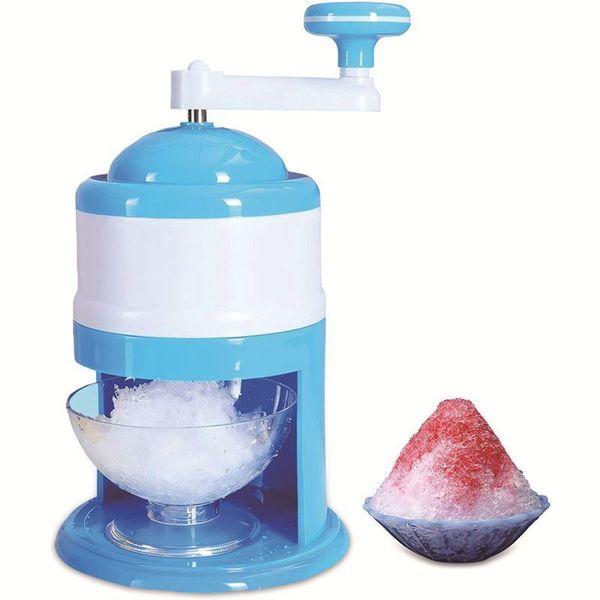 DHgate Portable Manual Ice Crusher Food Grade ABS Household Hand Shaved Ice Machine Shredding Snow Cone Maker Machine Kitchen Ice Shaver Machine W0430 sold by DHgate