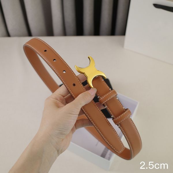 Luxury Belt Leather Belts Black Cowskin Shiny Gold Silver Buckle Limited Cintura Uomo Tan Belt Paris Famous Waistband width 2.4cm 1.8cm
