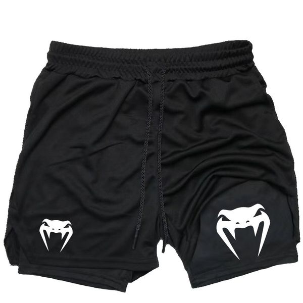 2026 New Model Designer High-quality Venom Sports Shorts With Printed Double-layer Integrated Design For Men, Luxurious Men's Beach Pants