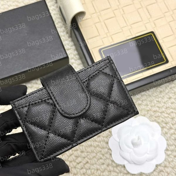 10A high quality designer wallet coin purses card holder women handbag small bag genuine leather bags brand fashion secure credit caviar compact casual passport