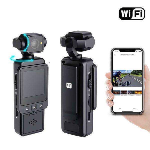 1080P Full HD Mini Action Camera Wi-Fi App Control, 1000Mah Rechargeable Battery, 16X Digital Zoom & Auto Focus Lightweight Portable Xingkaisheng