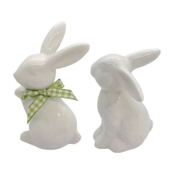 Ceramics Figurines Porcelain Holiday Rabbit Decoration — compare prices at CompareOffers