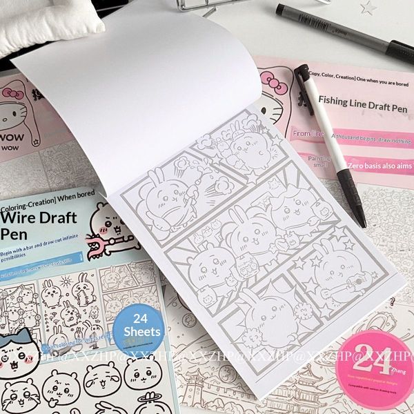 A5 Casual Doodle Notebook, Simple Drawing & Pen Control Practice, Sketch Templates for Boredom Relief at Work, Copying & Drawing Sheets
A5 Casual Doodle Notebook, Simple Drawing & Pen Control Practice, Sketch Templates for Boredom Relief at Work, Copying & Drawing Sheets