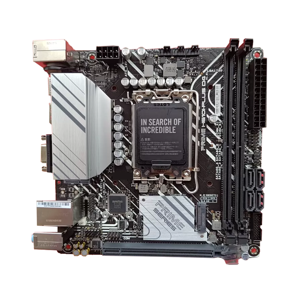 For PRIME H610I-PLUS D4 Motherboard 64GB HDMI PCI-E4.0 LGA 1700 DDR4 Mini-ITX H610 Tested OK
