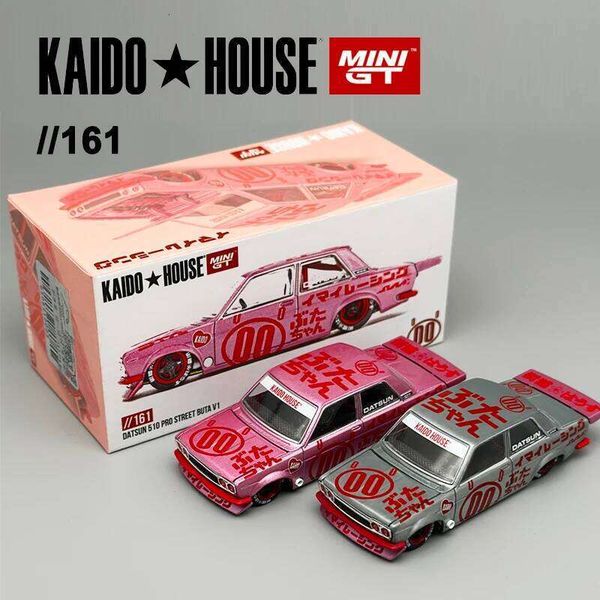 Kaido House MINIGT Datsun 510 Pro Street Buta V1 KHMG Alloy Car Model 161 Chase 26L0601