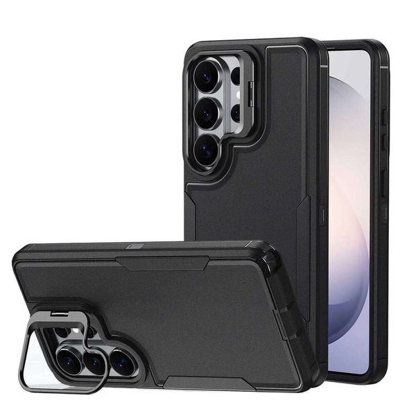 Heavy Duty Hybrid Full Protection Case For Samsung Galaxy S26 S26+ S25 S24 FE Plus Ultra Alloy Lens Holder Anti-Drop Cover
