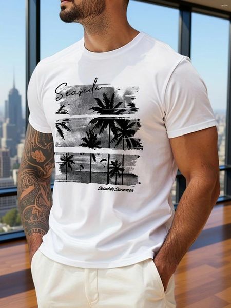Men's T Shirts 2026 Summer T-Shirt Soft Cotton Printed Loose Fit Casual Comfortable Street Style