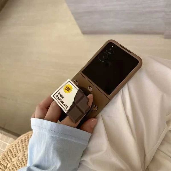 Holder Grip Magnetic Tok Griptok Phone Stand Holder Cute Chocolate Cartoon port For iPhone forJ260601