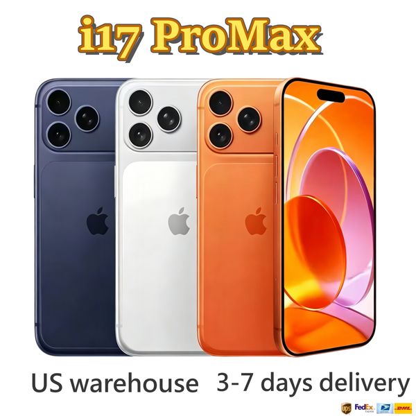 I17 Pro Max/i17 pro/i17 air 2TB 5G mobile phone facial recognition 20MP camera global version English version 16GB+2TB storage full HD display dual card GPS function